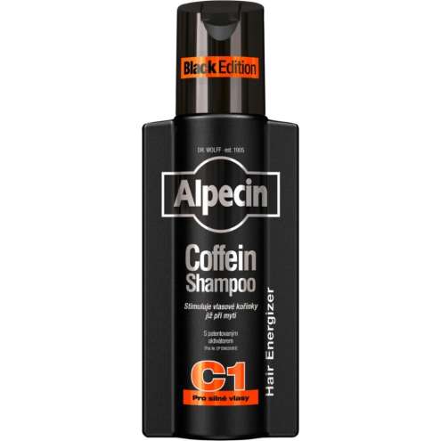 ALPECIN Coffein Shampoo C1 Black Edition - Кофеиновый шампунь, 375 мл